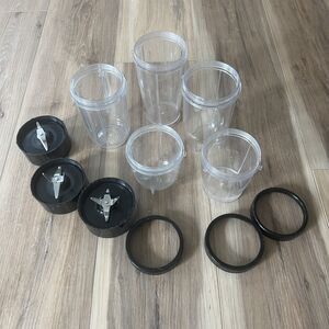 11pc Replacement Parts for the Magic Bullet Person Blender System Cups + Blades